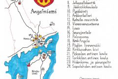 Angelniemi - opaskartta